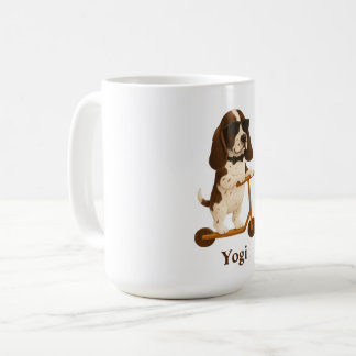 Mug Basset Hound Scooter Kaffemugg