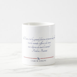 Mug Bastiat Etat fiction Kaffemugg