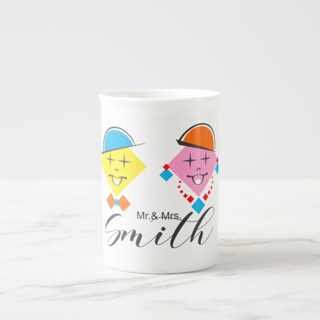 Mug/Caneca Mr. & Mrs. Smith Benporslin Mugg (Framsidan)