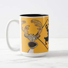 Mug Caribou Warner tête Två-Tonad Mugg