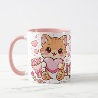 Mug Cat Valentine  Mugg
