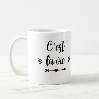 Mug "C'est la vie" Kaffemugg