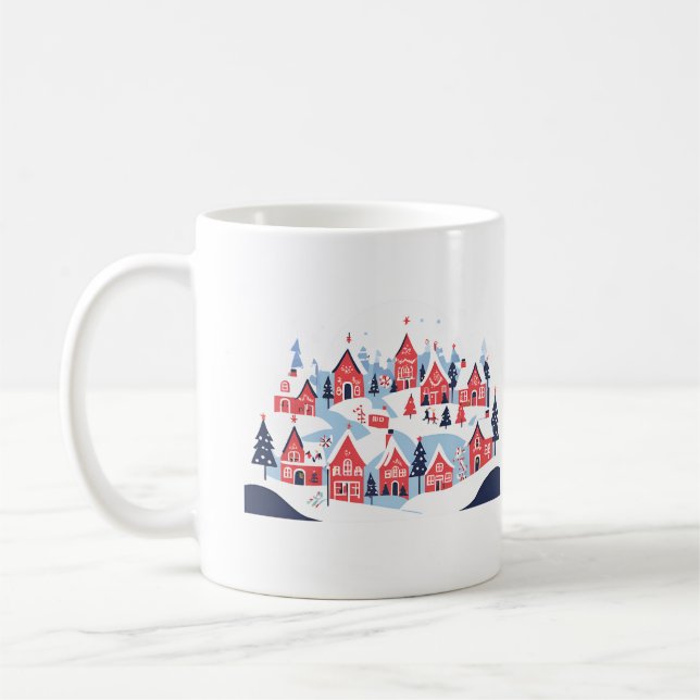 mug christmas village kaffemugg (Vänster)