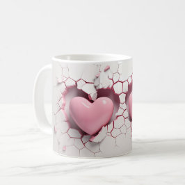 Mug Coeur Série 1-10 Kaffemugg