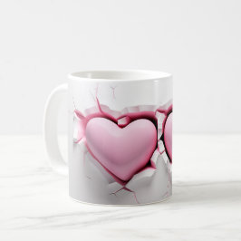Mug Coeur Série 1-2 Kaffemugg