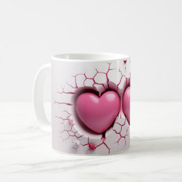 Mug Coeur Série 1-4 Kaffemugg