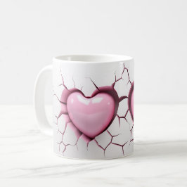 Mug Coeur Série 1-5 Kaffemugg