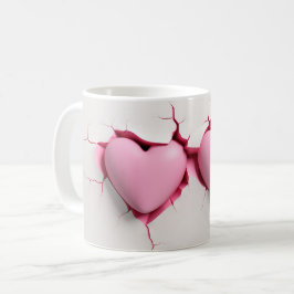 Mug Coeur Série 1-8 Kaffemugg