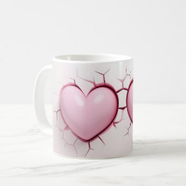 Mug Coeur Série 1-9 Kaffemugg