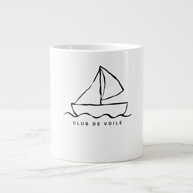 Mug coffee sample club de voile  jumbo mugg (Framsidan)