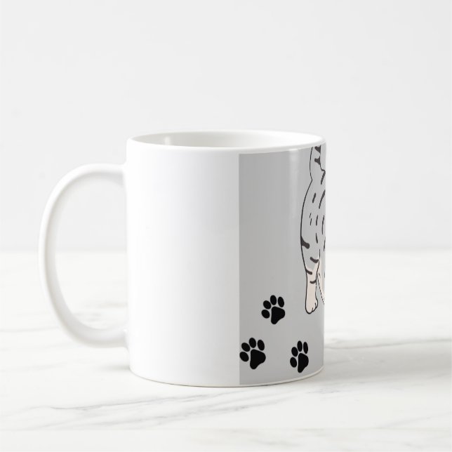 Mug coffee sample logo cat kaffemugg (Vänster)