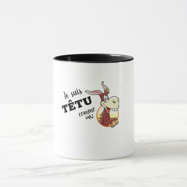Mug combo "Je suis têtu comme un âne" Mugg (Center)