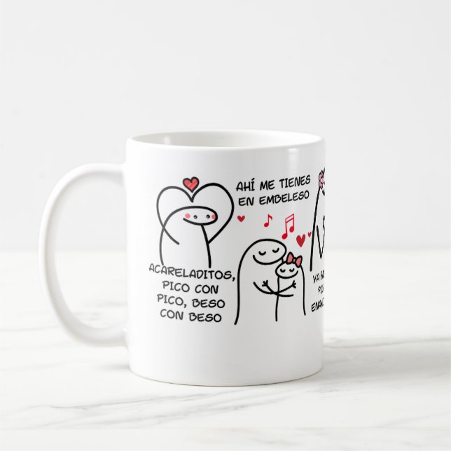 Mug 'Coqueta Chic Parte 2' – Elegancia con Raíces Kaffemugg (Vänster)