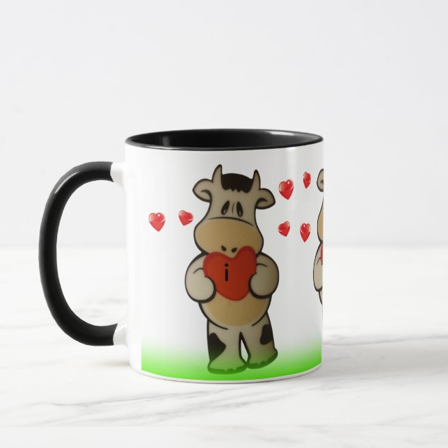 Mug Cow I love you  Mugg (Vänster)