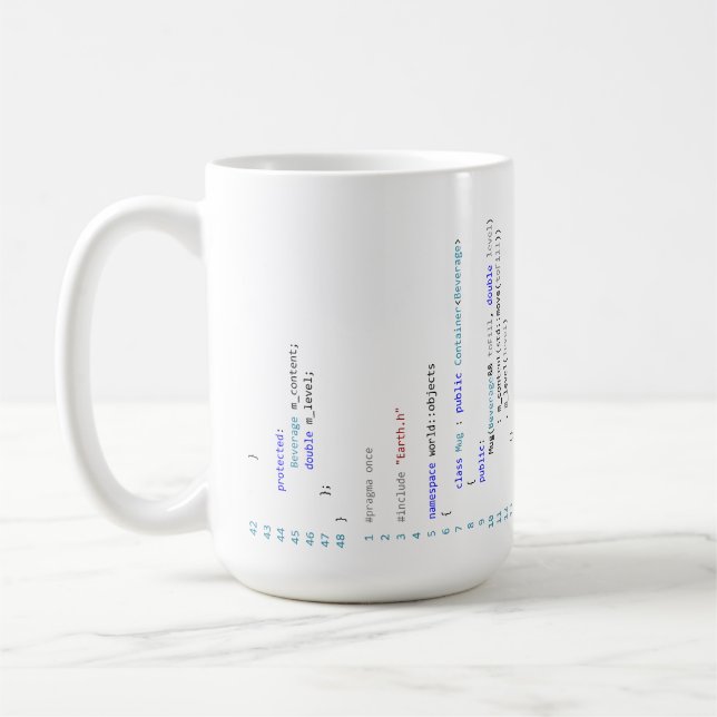 Mug.cpp: Mugg för C++ Programmerare (Vänster)