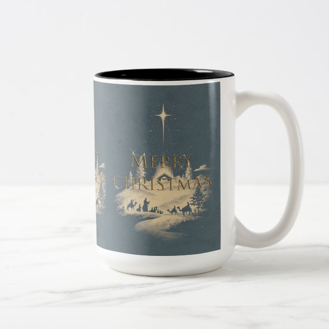 Mug Cup Christmas  Två-Tonad Mugg (Höger)
