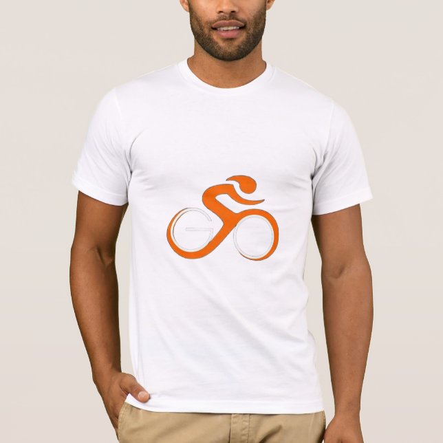 Mug Cyclisme Minimaliste GO T Shirt (Framsida)