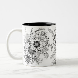 Mug Daisy Floral  Två-Tonad Mugg