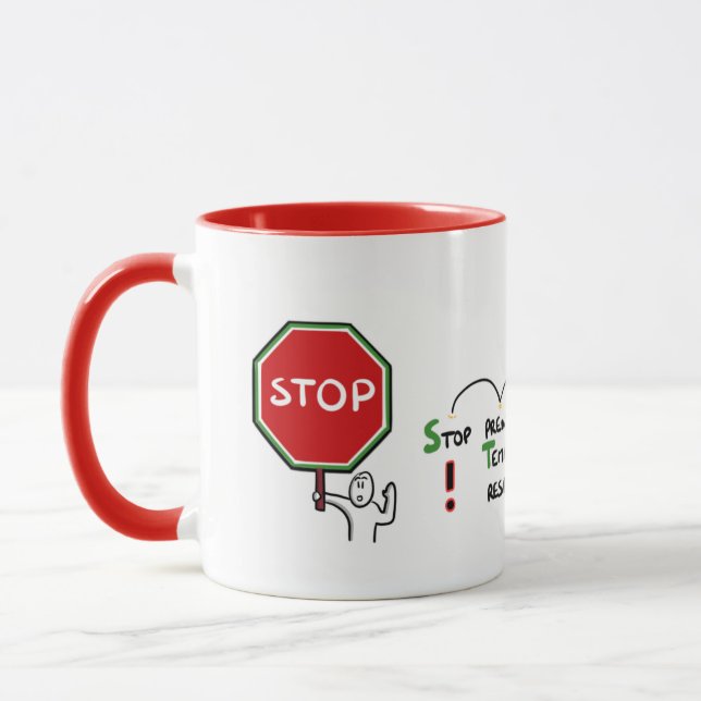 Mug « De l’art de prendre une pause » Mugg (Vänster)