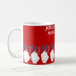 Mug de Noël Joyeux Noël Boîte Cadeau Rouge et Blan Kaffemugg