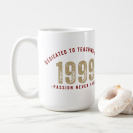 Mug - Dedicated to teaching since 1 | Teacher mug Kaffemugg