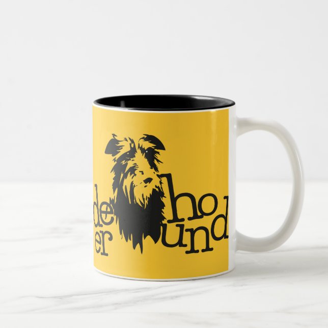 Mug Deerhound Två-Tonad Mugg (Höger)