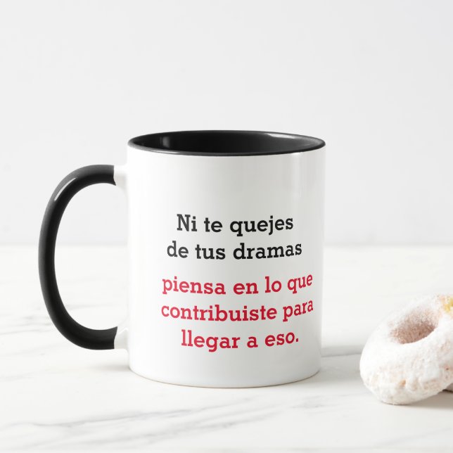 Mug den hårda verkligheten mugg (Med munk)