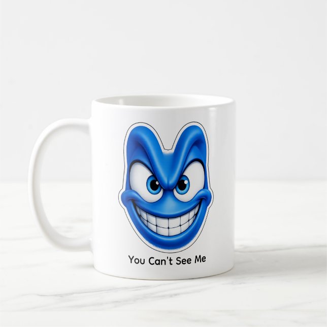 MUG - Du kan inte se mig Kaffemugg (Vänster)