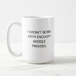 MUG--ENOUGHLÅNGFINGER KAFFEMUGG
