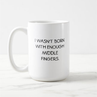 MUG--ENOUGHLÅNGFINGER KAFFEMUGG