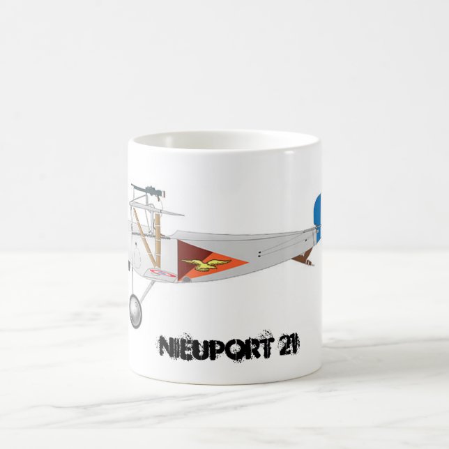 Mug Escadron de chasse 02.003 Champagne - Nieuport Kaffemugg (Center)