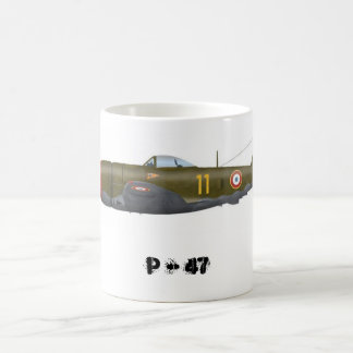 Mug Escadron de Chasse 02.003 Champagne - P47 Kaffemugg