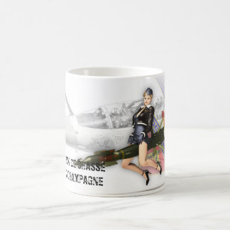Mug Escadron de Chasse 02.003 Champagne - PIN UP Kaffemugg