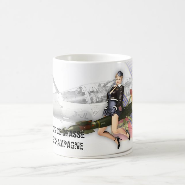 Mug Escadron de Chasse 02.003 Champagne - PIN UP Kaffemugg (Center)
