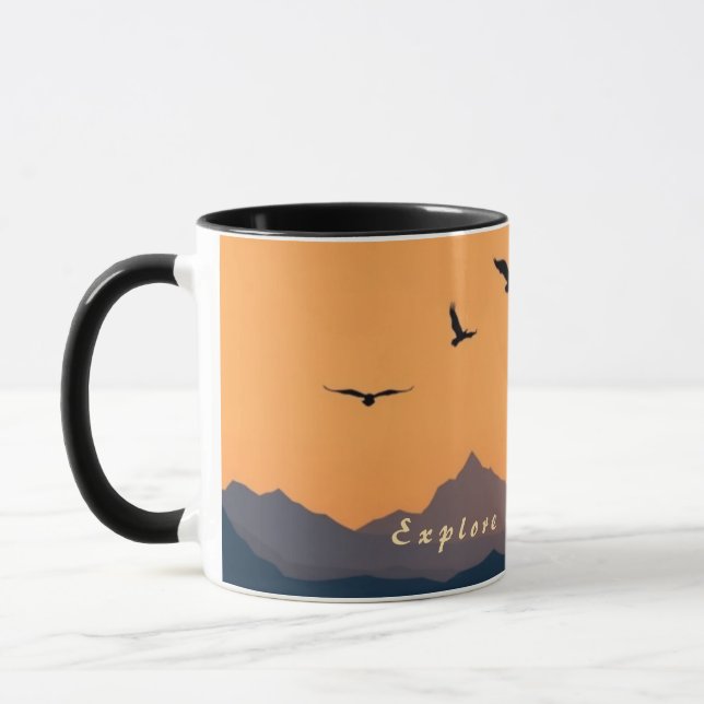 Mug “Explore Without Limits” Mugg (Vänster)