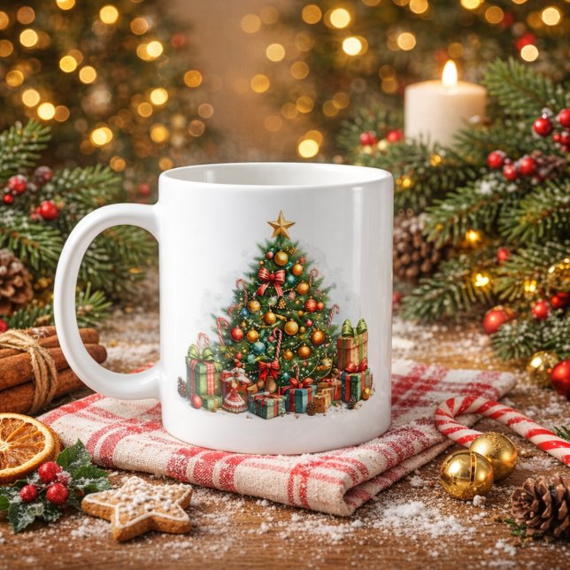 Mug festivo ideal para regalo de Navidad Kaffemugg (Skapare uppladdad)
