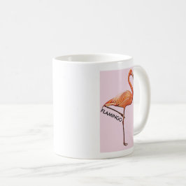 Mug flamant rose kaffemugg