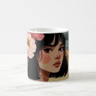Mug Flora Mystica – Élégance florale pour vos paus Kaffemugg