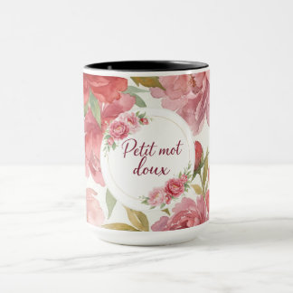 Mug floral Petit mot doux Mugg