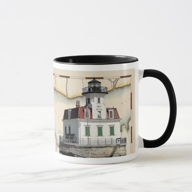 Mug. för de Rondout & Esopus fyrarna Mugg (Höger)