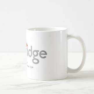 mug. för logotyp för mObridgeAustralien vit Kaffemugg