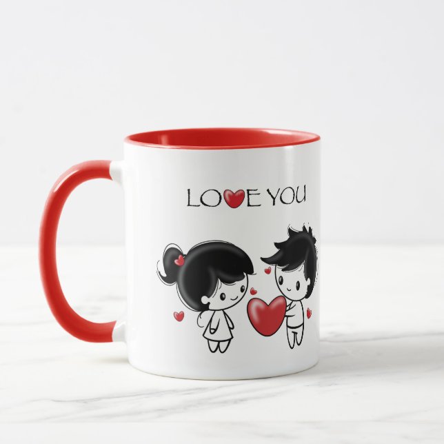 Mug for lovers mugg (Vänster)