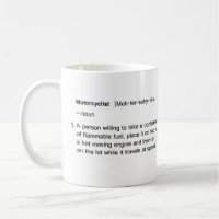 Mug. för Motorcyclist"ordbok" definition