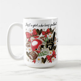 mug for women/girls football fans kaffemugg