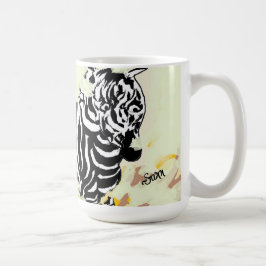 Mug : Freedom Of The Zebra Kaffemugg