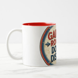 MUG "GAME IN ROGRESS – DO NOT DISTURB". Två-Tonad MUGG