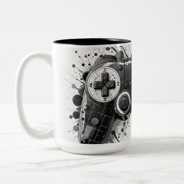 MUG GAME OVER Två-Tonad MUGG (Vänster)