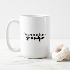 Mug - Happiness Is Being A Grandpa Kaffemugg