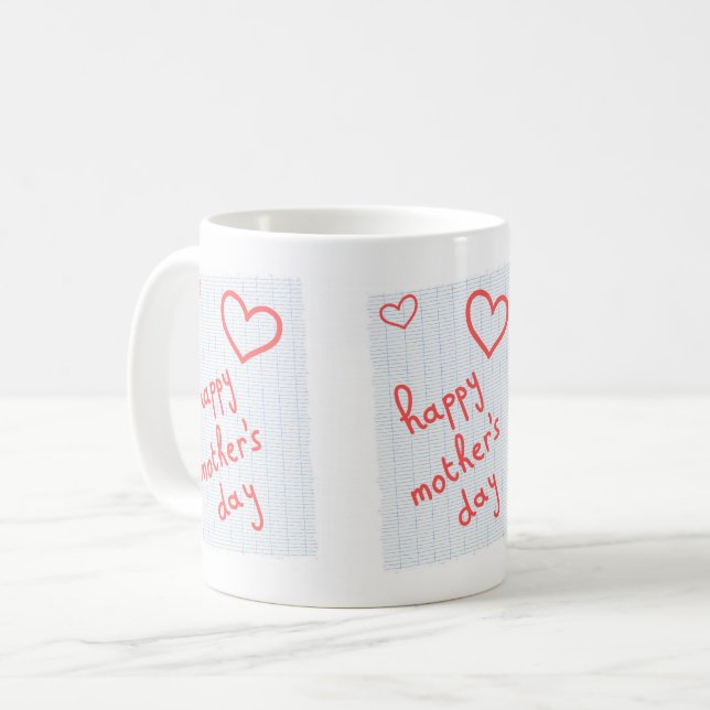 Mug "Happy Mother's Day" Kaffemugg (Framsida vänster)