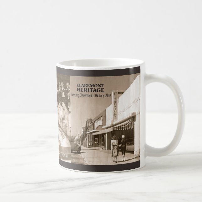 Mug - Historic Claremont Village Businesses Kaffemugg (Höger)
